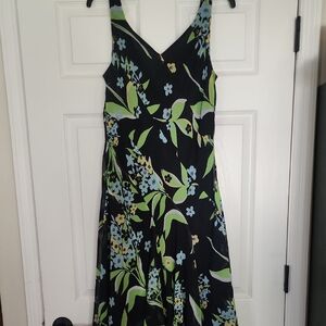Studio 1940 Green and Blue Maxi Sundress